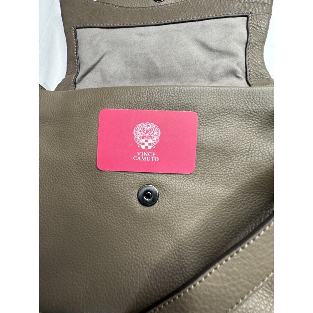 Vince Camuto Leather Crossbody Adjustable Strap Taupe Magnetic Close Preowned​ - Picture 10 of 15